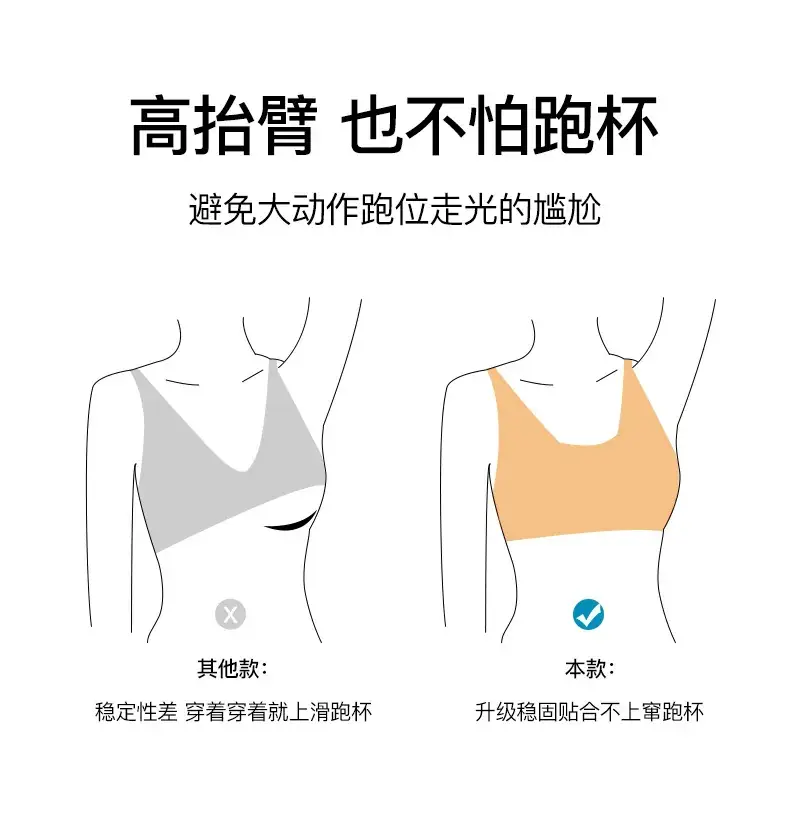 Women's Front Zipper Sports Bra No Rings High Strength — feature 12