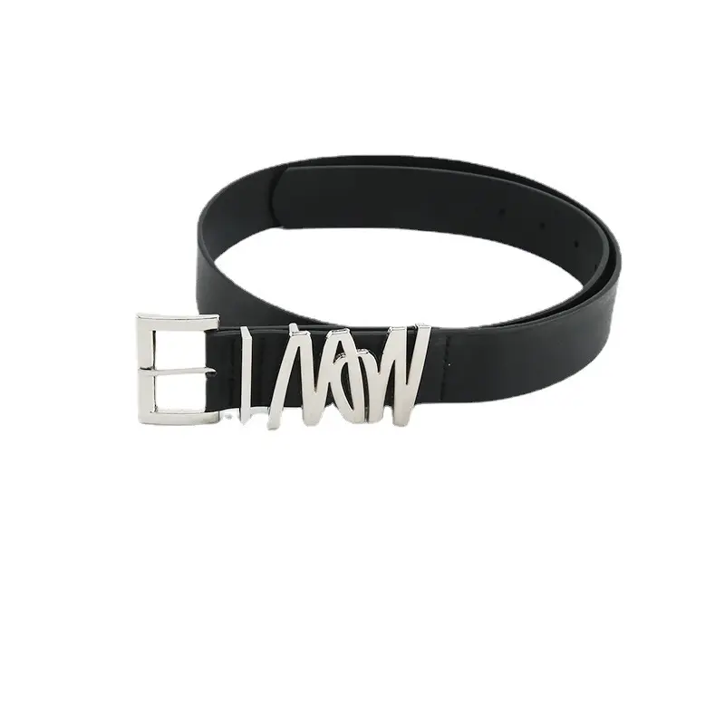 Women Black K-Style Belt for Jeans Student Use - Image 6