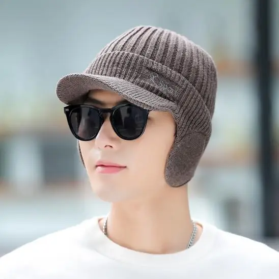 Men Winter Fleece Neck Warmer & Baseball Cap Set - Image 3