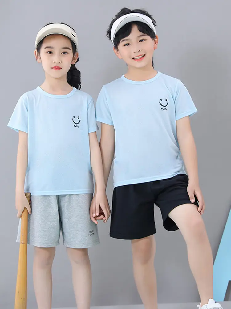 Children's Pink T-Shirt Set for Boys Girls Medium Large - Image 7