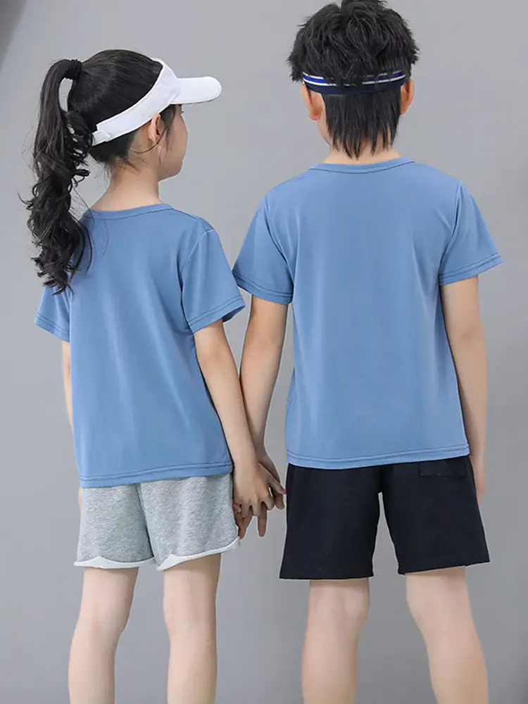 Children's Pink T-Shirt Set for Boys Girls Medium Large - Image 11