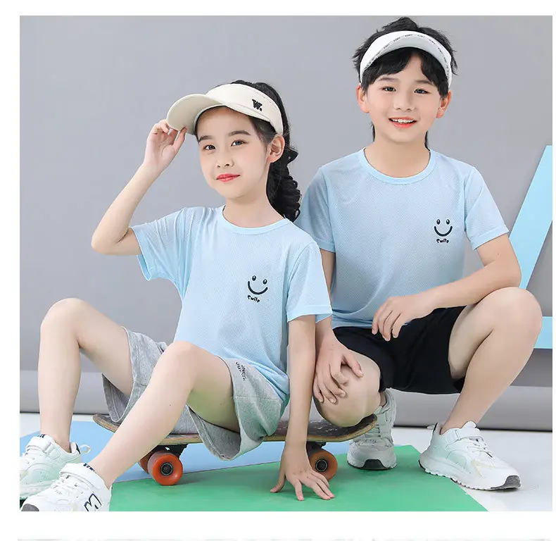 Children's Pink T-Shirt Set for Boys Girls Medium Large — feature 14