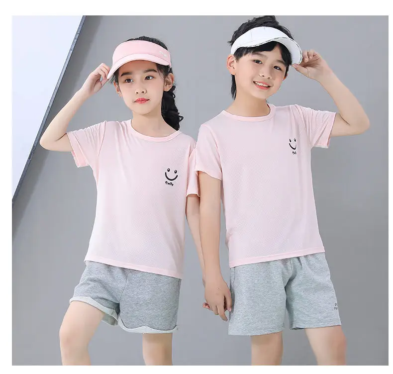 Children's Pink T-Shirt Set for Boys Girls Medium Large — feature 20