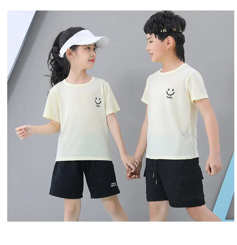 Children's Pink T-Shirt Set for Boys Girls Medium Large — feature 21