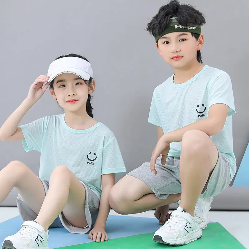 Children's Pink T-Shirt Set for Boys Girls Medium Large - Image 3
