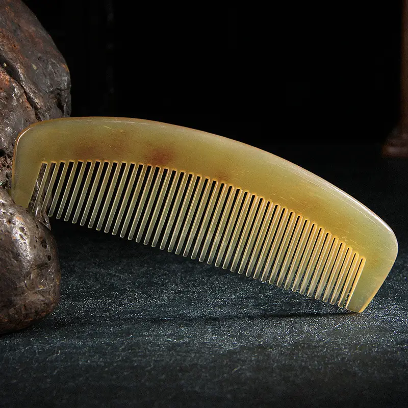Natural Horn Scalp Combs for Hair Care - Image 2