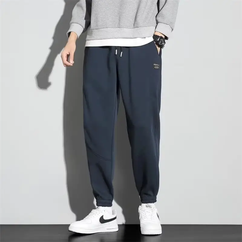 Men's Winter Warm Striped Sweatpants Slim Fit - Image 11