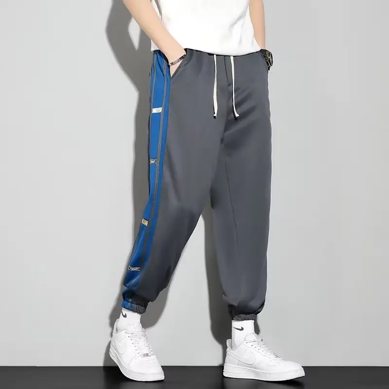 Men's Winter Warm Striped Sweatpants Slim Fit - Image 13