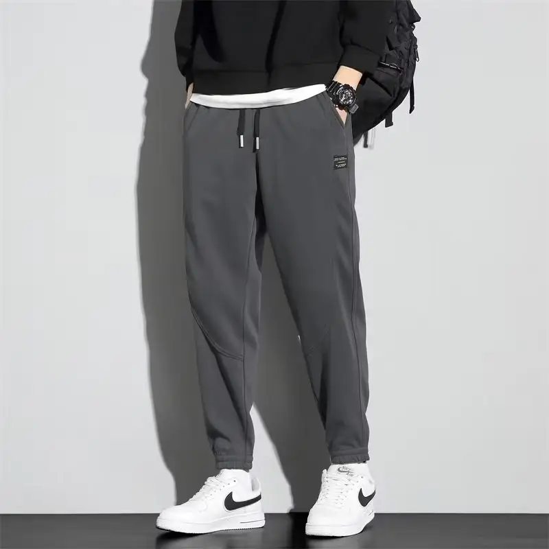 Men's Winter Warm Striped Sweatpants Slim Fit - Image 9