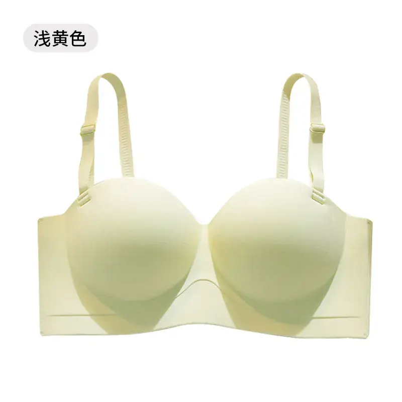 Strapless Seamless Bra for Small Busts with Gathers & Support - Image 4