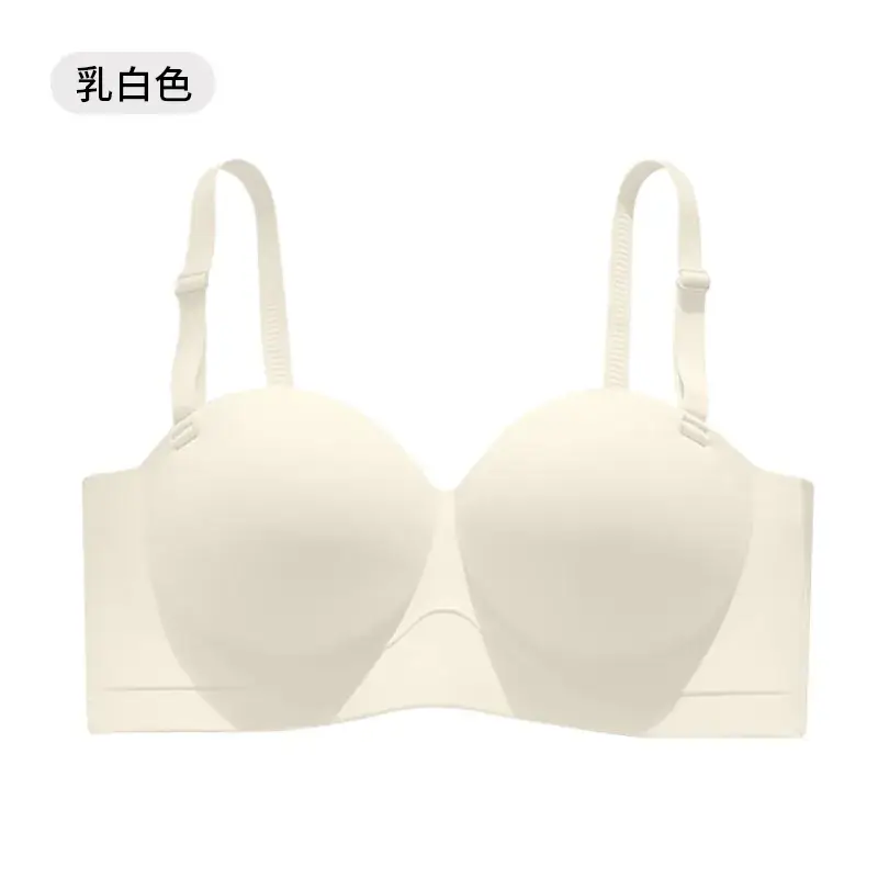 Strapless Seamless Bra for Small Busts with Gathers & Support - Image 5