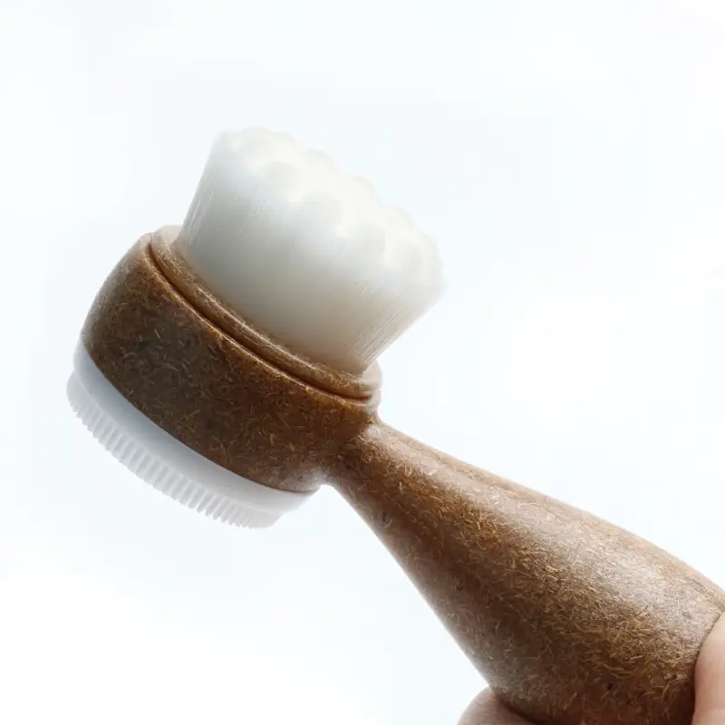 Mini Face Washing Brush Coconut Shredded Degradable Handle - Image 6