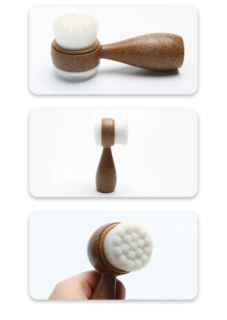 Mini Face Washing Brush Coconut Shredded Degradable Handle — feature 14