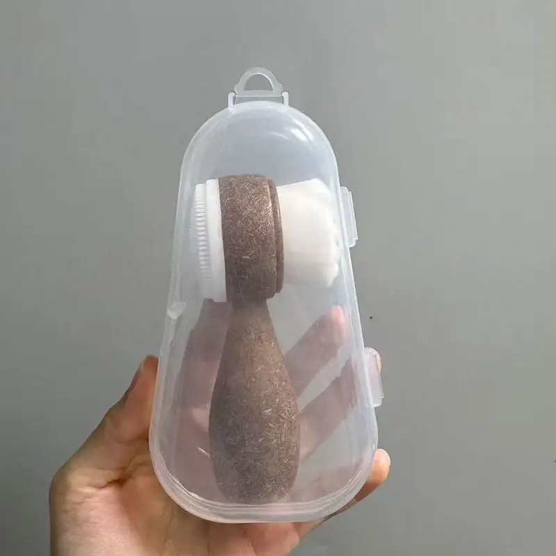 Mini Face Washing Brush Coconut Shredded Degradable Handle - Image 3
