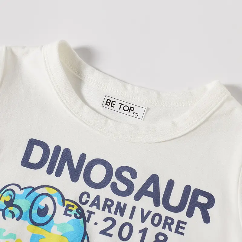 Dinosaur Pure Cotton Boys T-Shirt 2026 Summer - Image 5