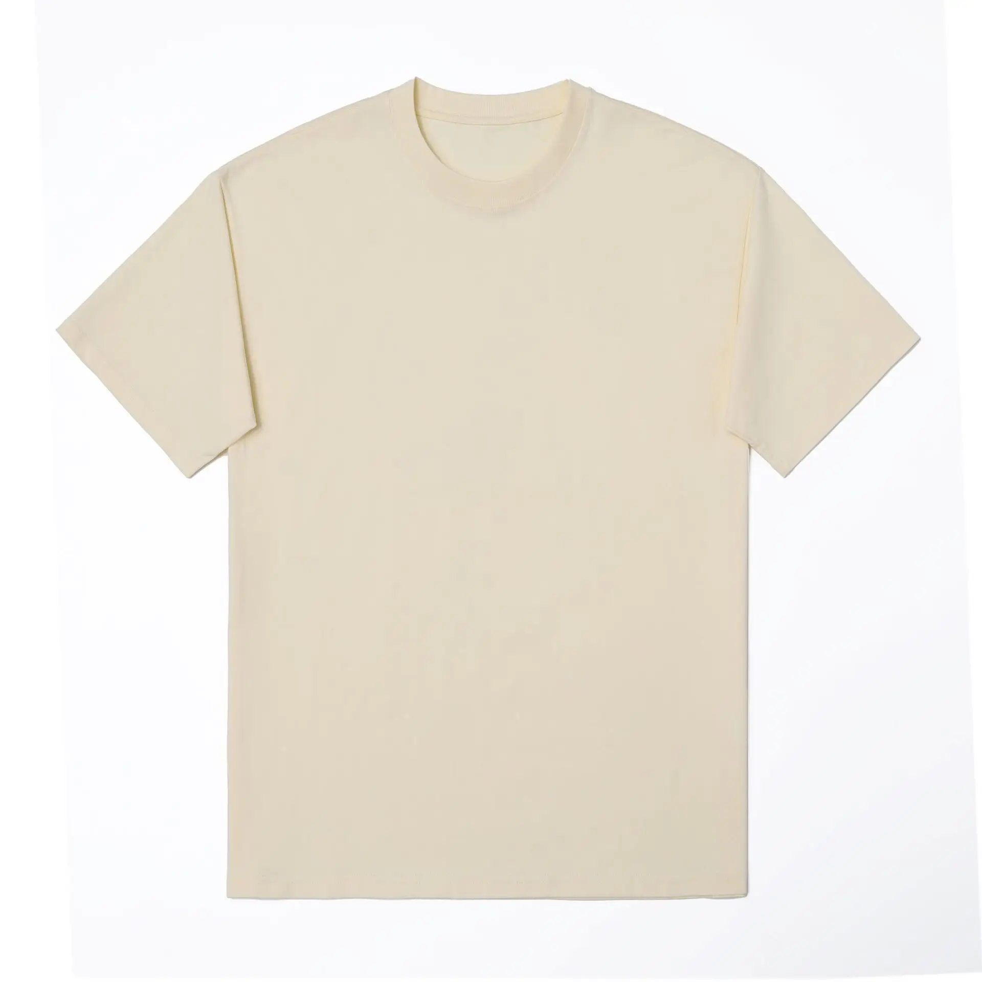 Men's Retro Brown Cotton T-Shirt 260g