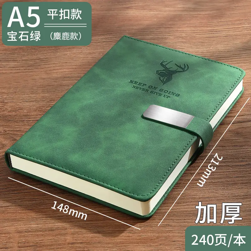 A5 Business Elk Head Notepad Thickened B5 Notebook 200 Pages - Image 2