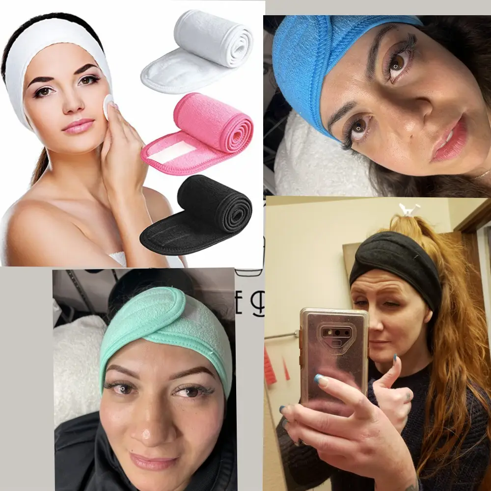 Thickened Velcro Headband Set for Sports Yoga Makeup Accessory — feature 9