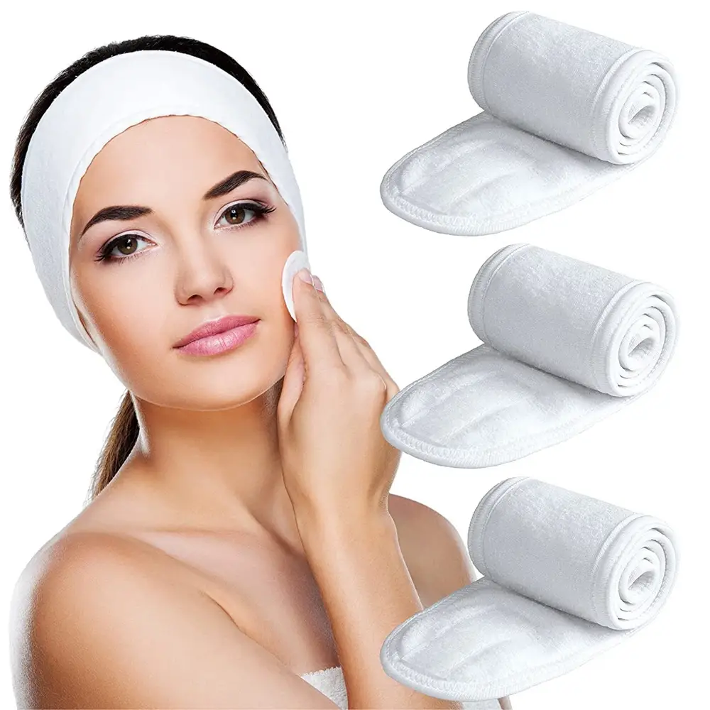 Thickened Velcro Headband Set for Sports Yoga Makeup Accessory - Image 3