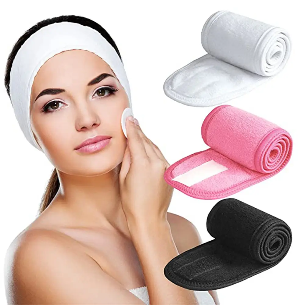 Thickened Velcro Headband Set for Sports Yoga Makeup Accessory - Image 4