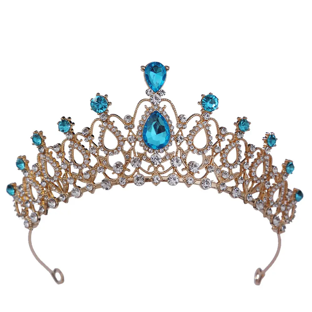 Crystal Bridal Crown Headdress for Women - Image 6
