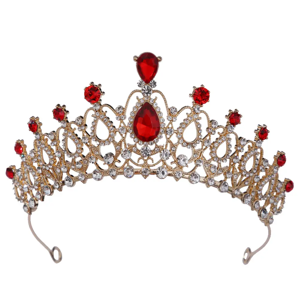 Crystal Bridal Crown Headdress for Women - Image 7