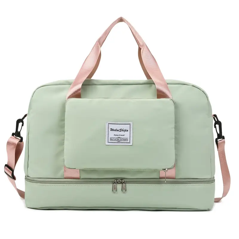 Foldable Travel Bag Blue Large Capacity Foldable Storage - Image 12