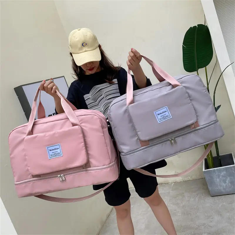 Foldable Travel Bag Blue Large Capacity Foldable Storage — feature 11