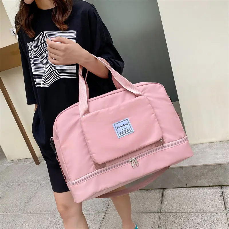 Foldable Travel Bag Blue Large Capacity Foldable Storage — feature 12