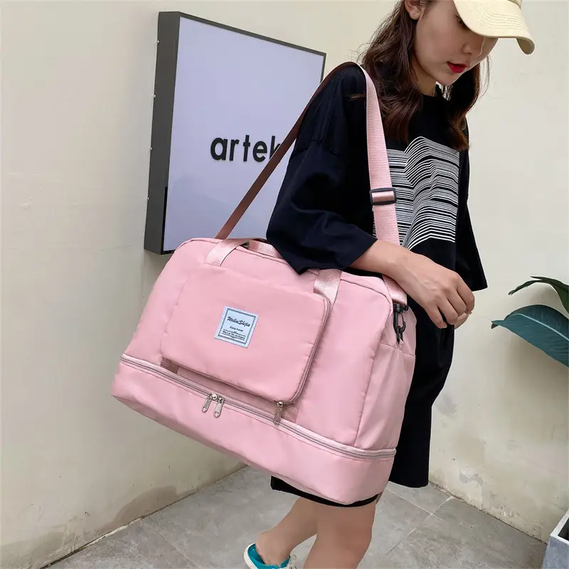 Foldable Travel Bag Blue Large Capacity Foldable Storage — feature 13