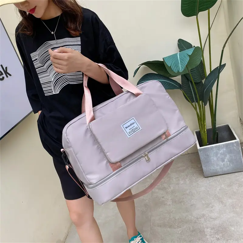 Foldable Travel Bag Blue Large Capacity Foldable Storage — feature 15