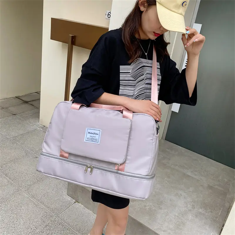 Foldable Travel Bag Blue Large Capacity Foldable Storage — feature 16