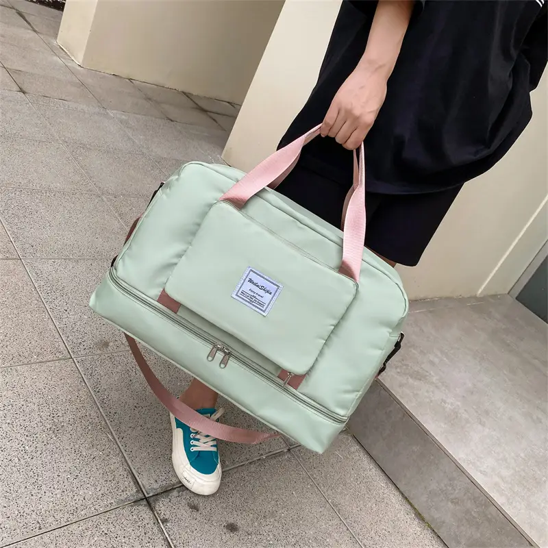Foldable Travel Bag Blue Large Capacity Foldable Storage — feature 17