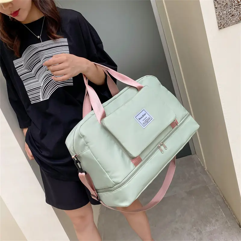 Foldable Travel Bag Blue Large Capacity Foldable Storage — feature 18