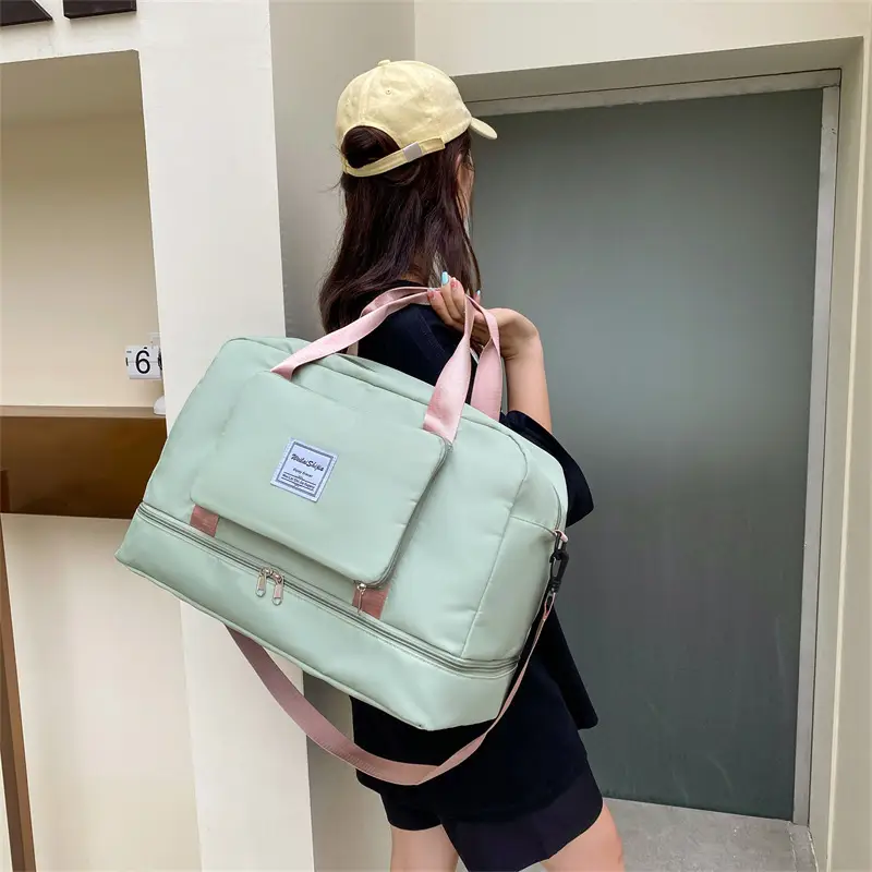 Foldable Travel Bag Blue Large Capacity Foldable Storage — feature 19