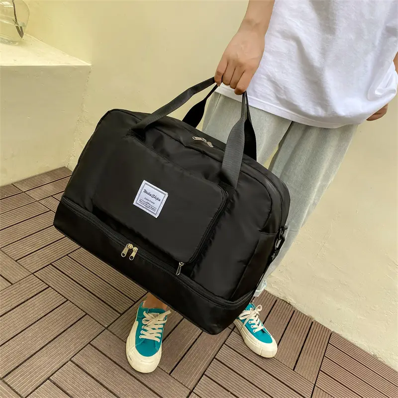 Foldable Travel Bag Blue Large Capacity Foldable Storage — feature 20