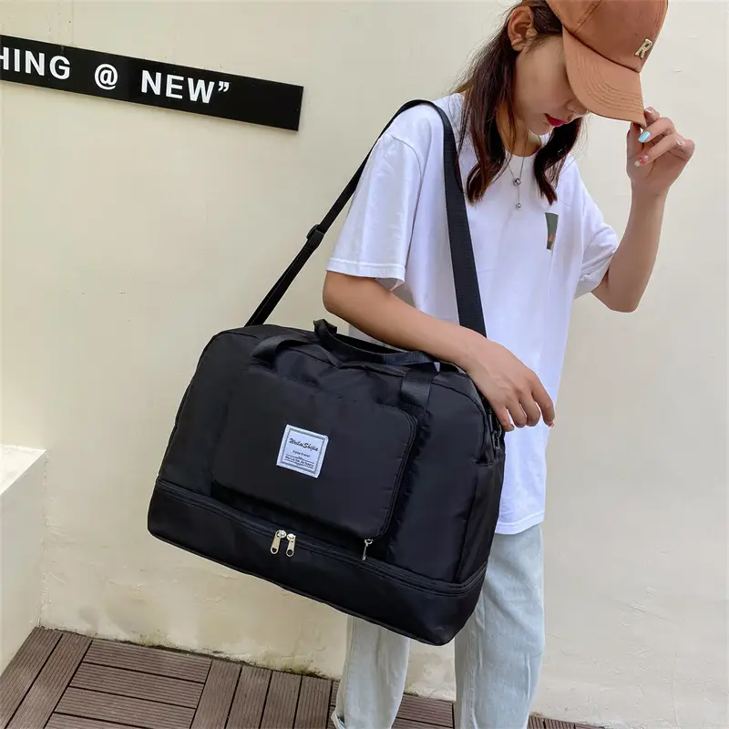 Foldable Travel Bag Blue Large Capacity Foldable Storage — feature 22