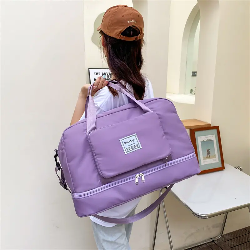 Foldable Travel Bag Blue Large Capacity Foldable Storage — feature 24