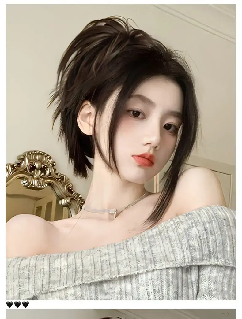 Natural Fluffy Hair Clip for Women Brown — feature 8