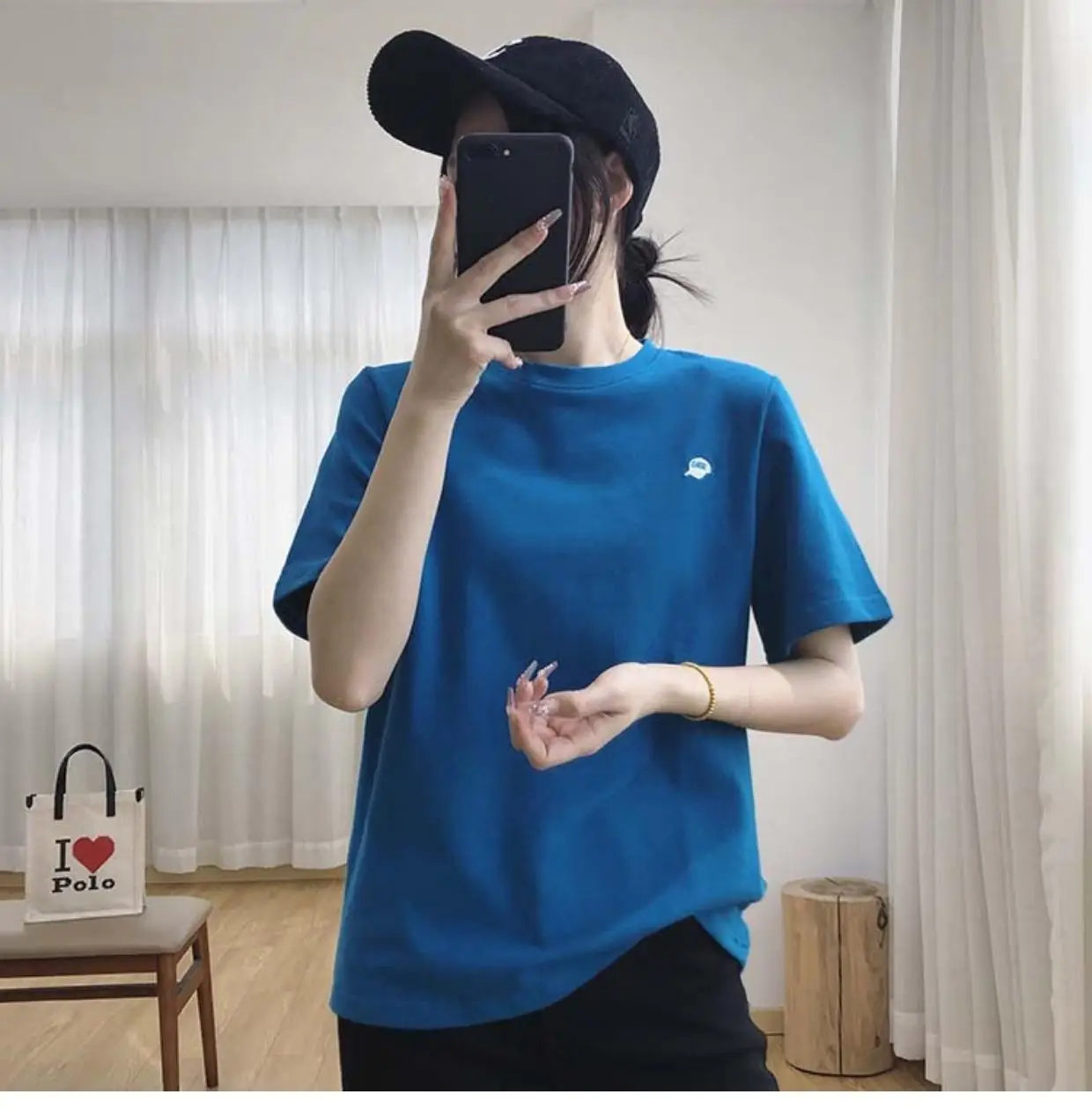 Women Light Grey Short Sleeve T-Shirt Summer 2025 — feature 18