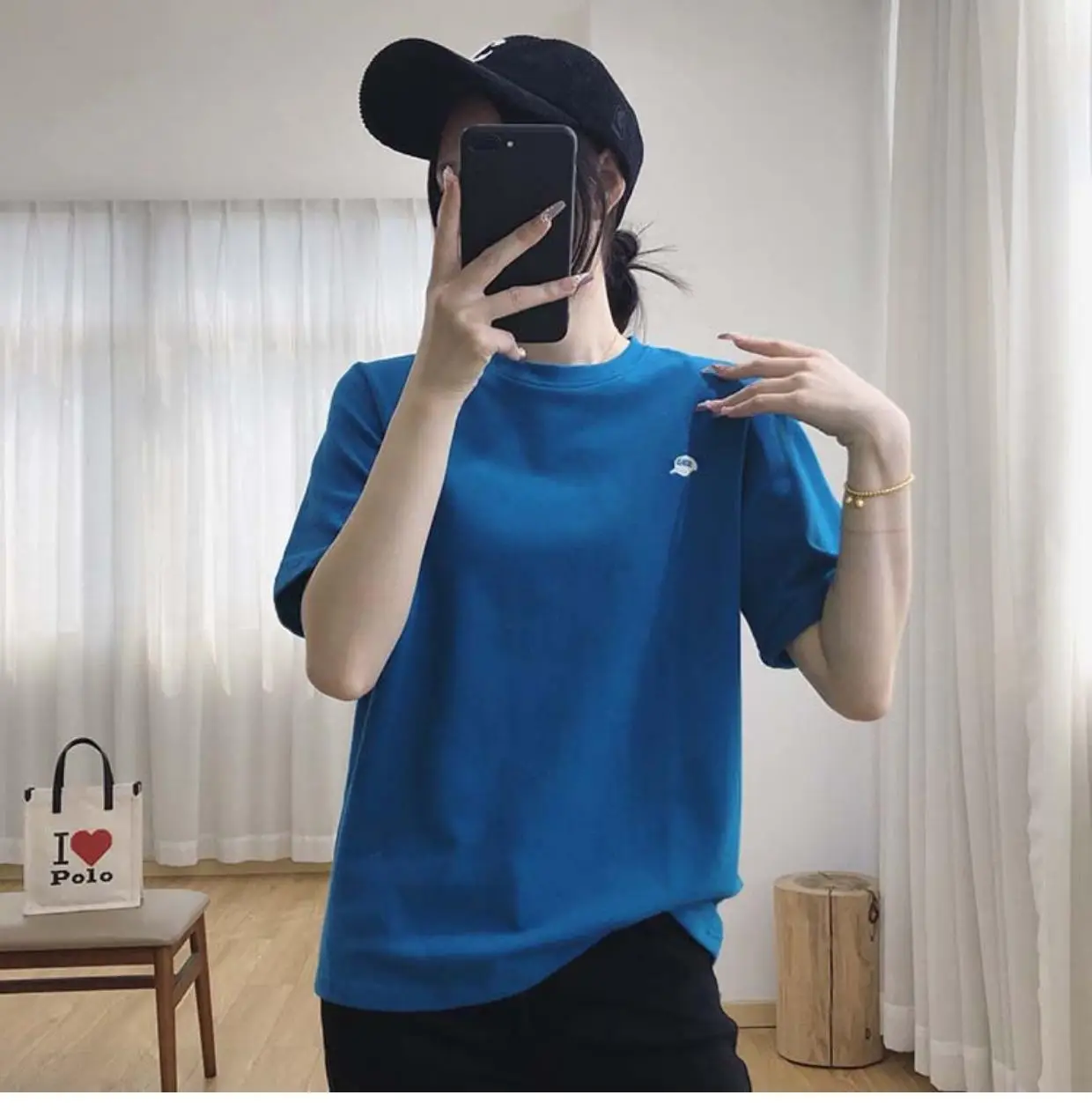 Women Light Grey Short Sleeve T-Shirt Summer 2025 — feature 19