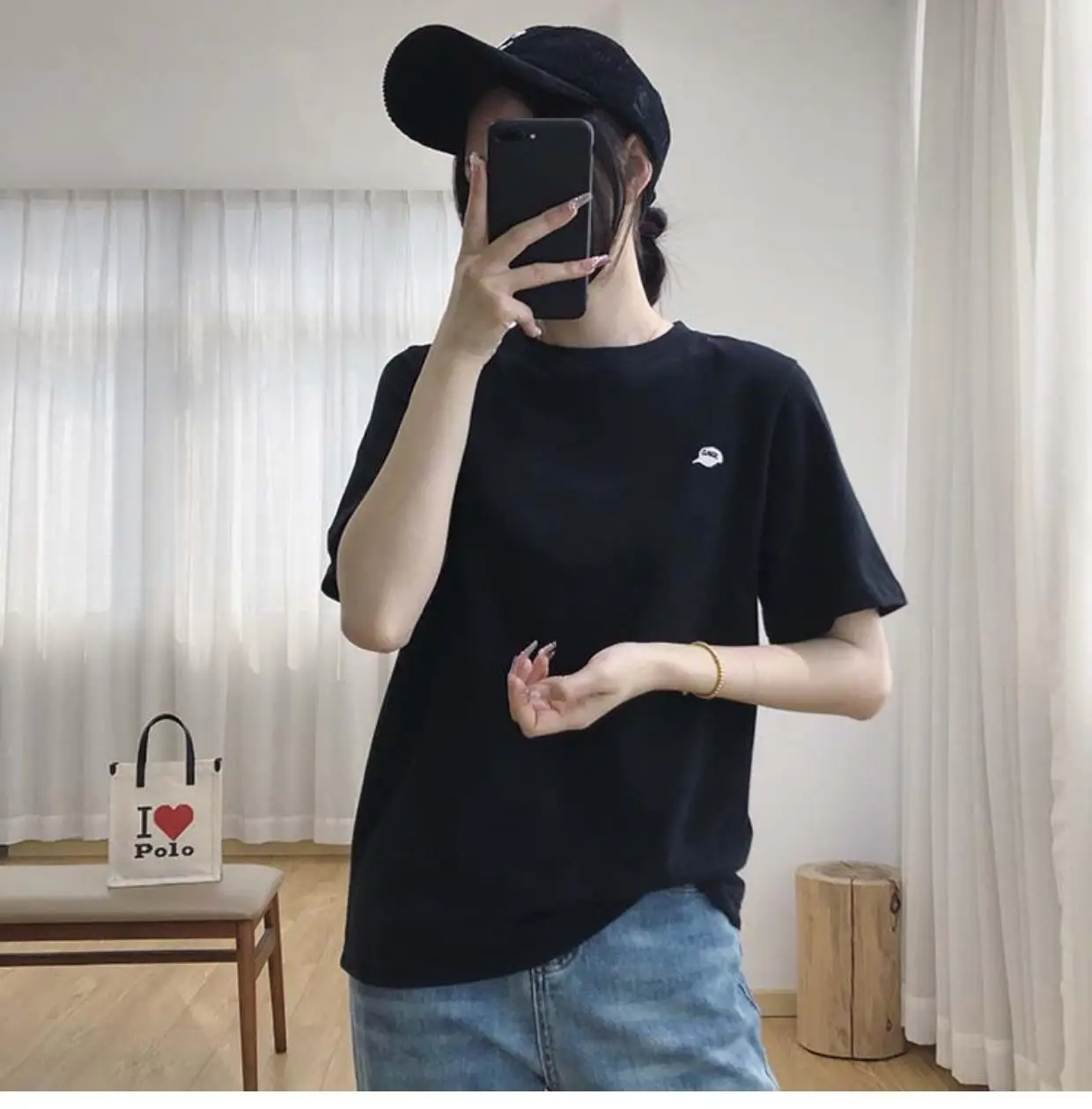 Women Light Grey Short Sleeve T-Shirt Summer 2025 — feature 31