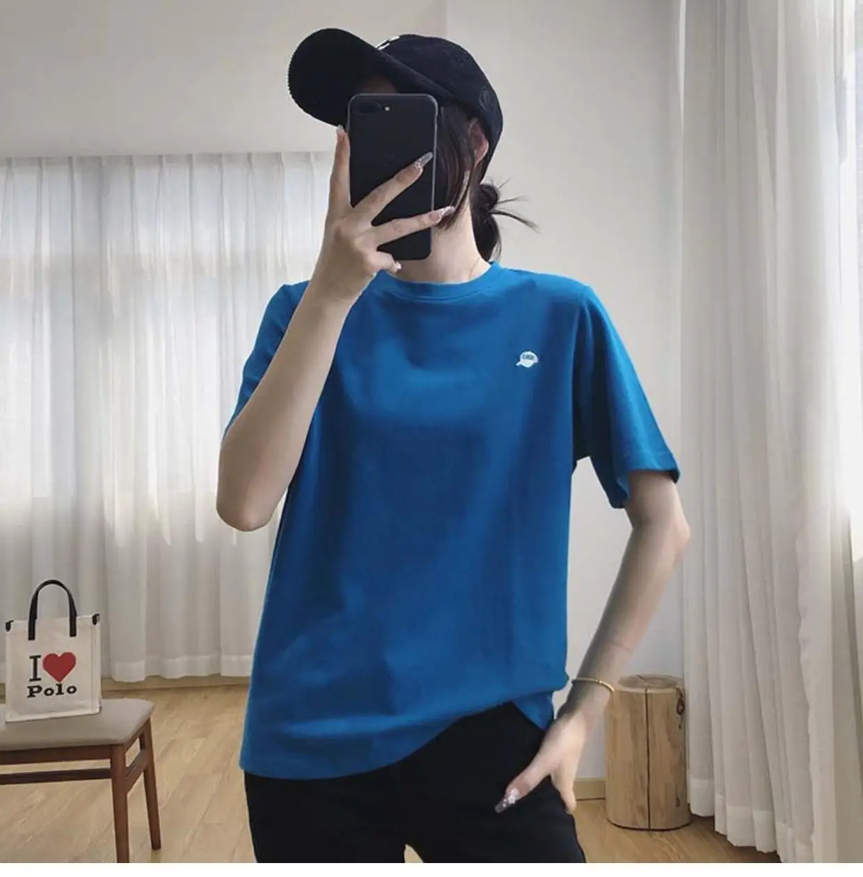 Women Light Grey Short Sleeve T-Shirt Summer 2025 — feature 7