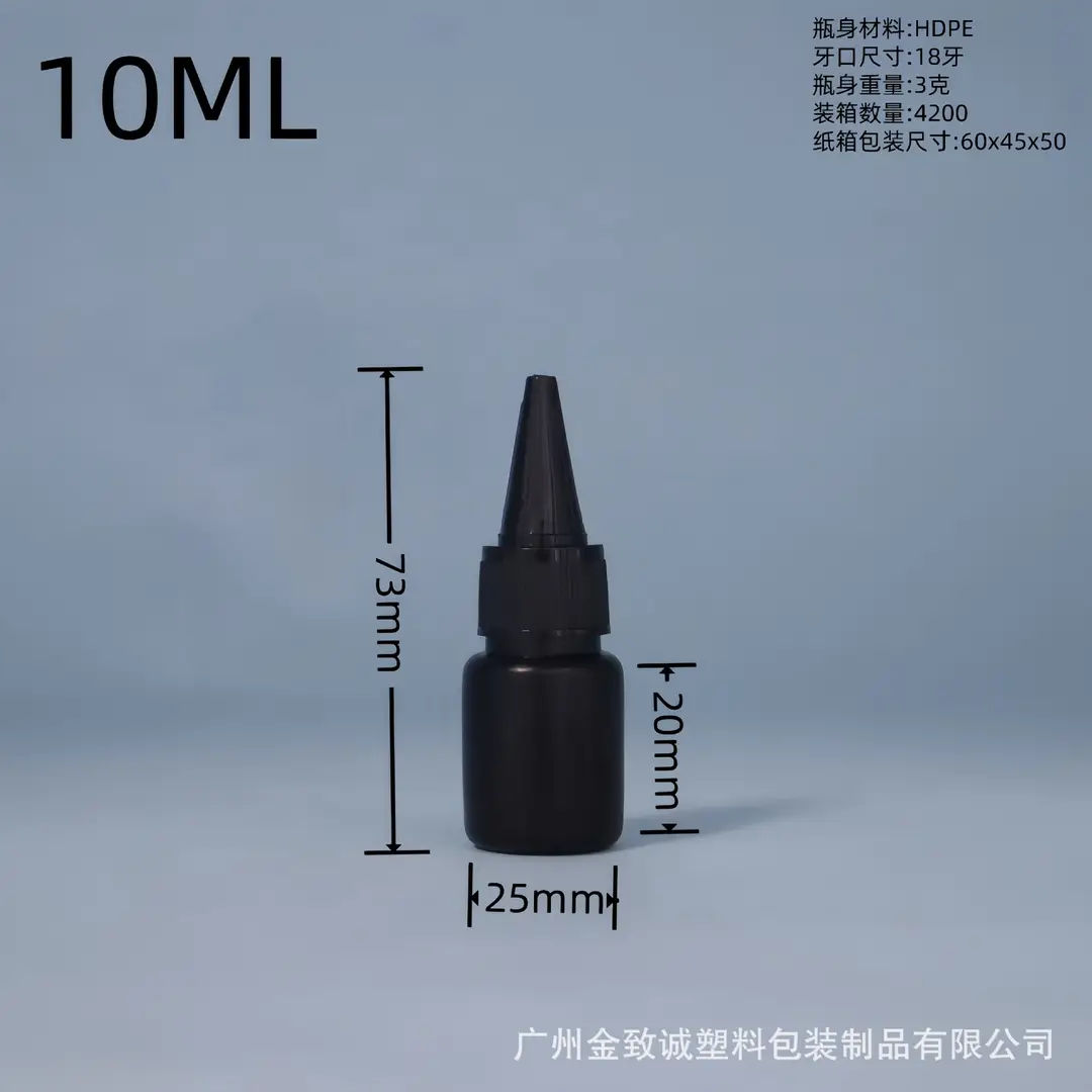 Black Flat-Shoulder Nail Polish Gel 06 UV Squeezable
