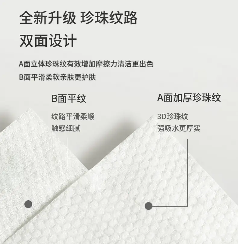 Cotton Face Towel Pearl Pattern Whitening Makeup Remover — feature 9