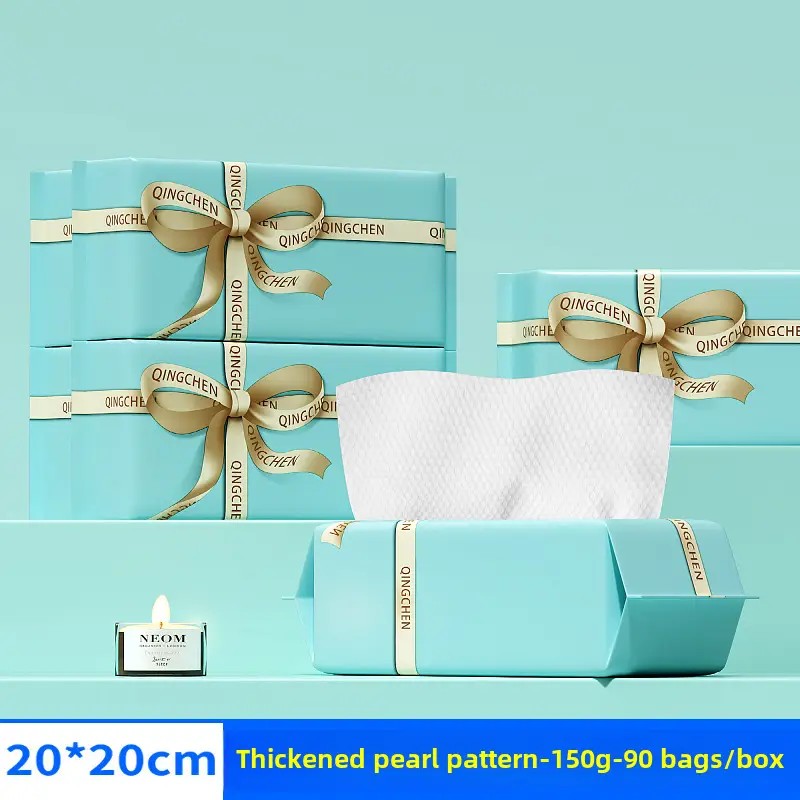 Cotton Face Towel Pearl Pattern Whitening Makeup Remover - Image 4