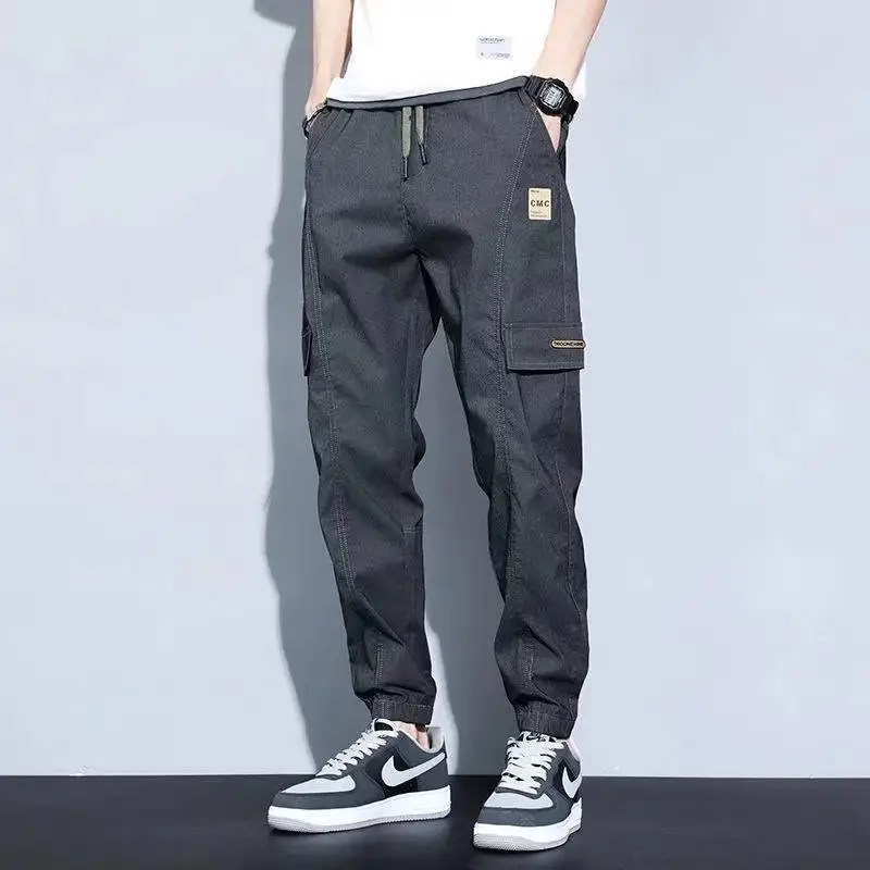 Men's Slim Fit Wool Pants Olive Green Add Wear