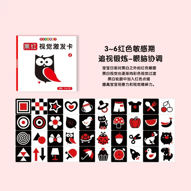 Black & White Baby Color Card 0-3M - Image 2