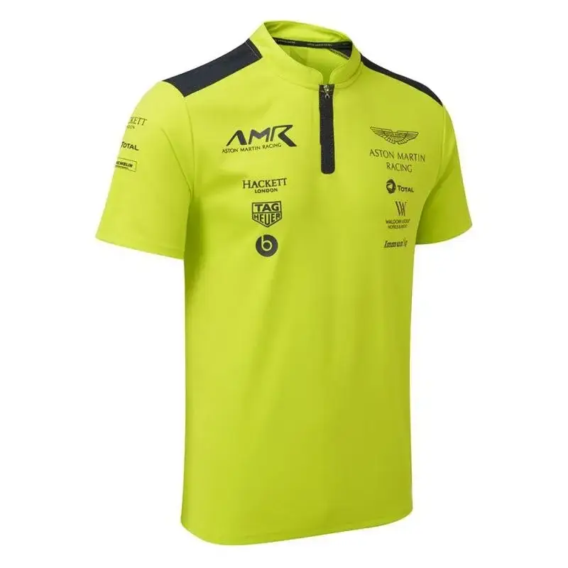 Team Aston F1 Martin racing suit off-road Hackett short-sleeved polo shirt T-shirt men's and women's club uniform