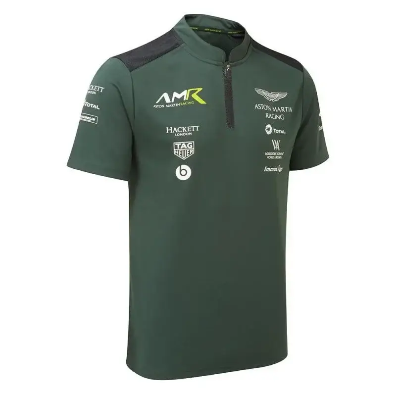 Team Aston F1 Martin racing suit off-road Hackett short-sleeved polo shirt T-shirt men's and women's club uniform